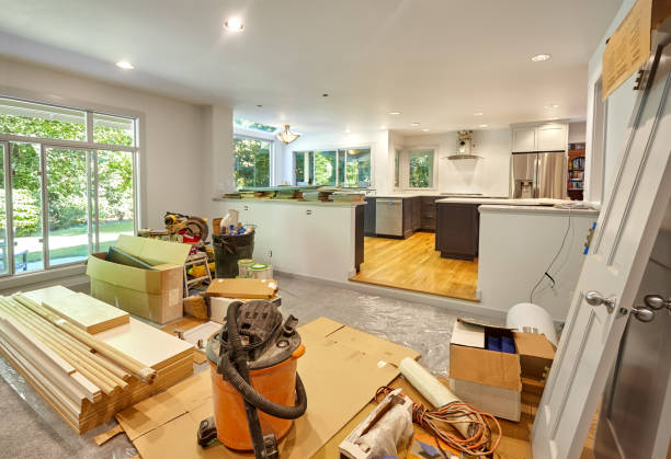 Professional Cabinet Refacing technician working in Hampton, VA